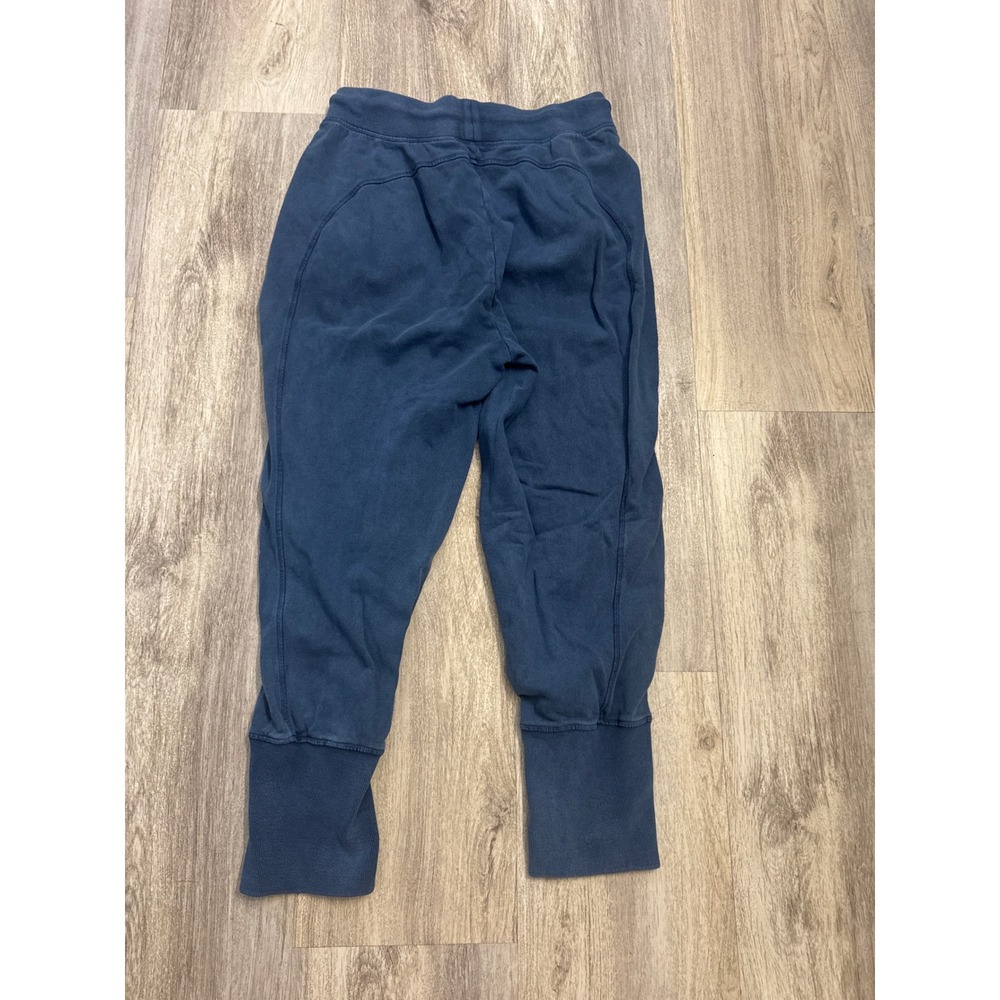 Sweaty Betty Gary Capri Joggers Blue Ankle Ribbed Cuff Pants Womens Medium - Picture 4 of 9